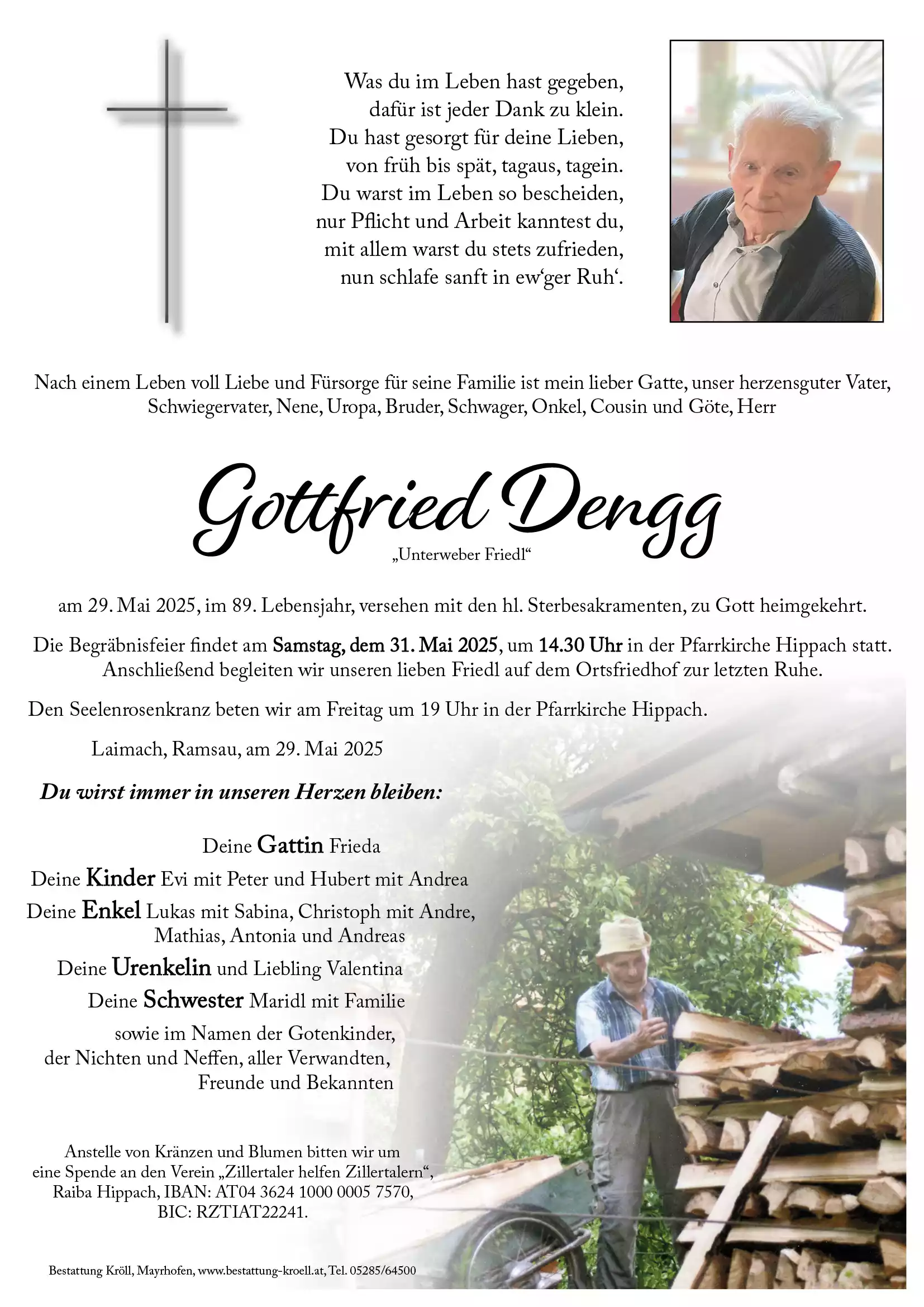 Parte von Gottfried Dengg
